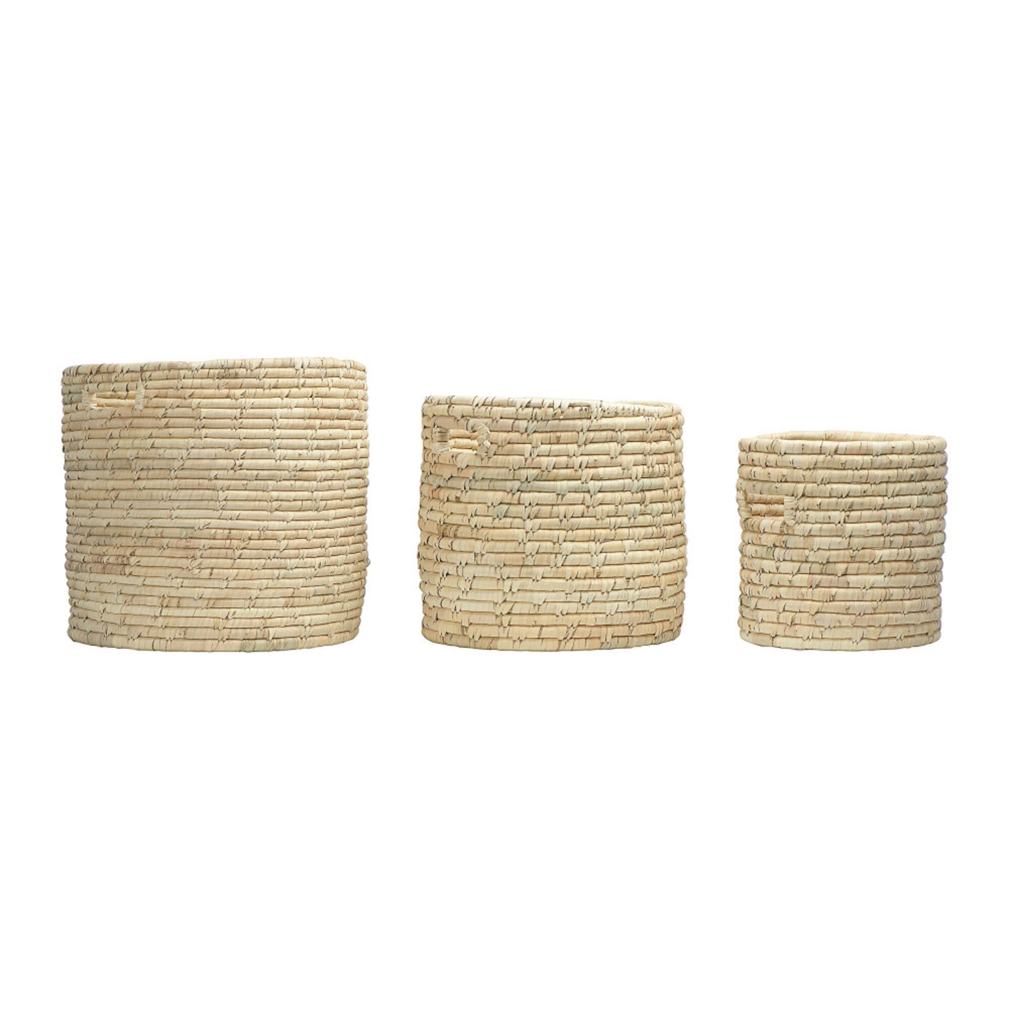 Hello Honey® Natural Grass Basket Set